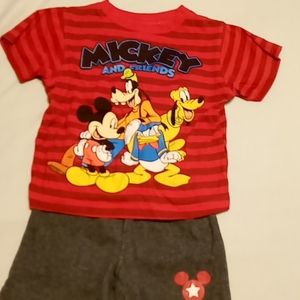 Boys 12M Mickey Mouse Outfit